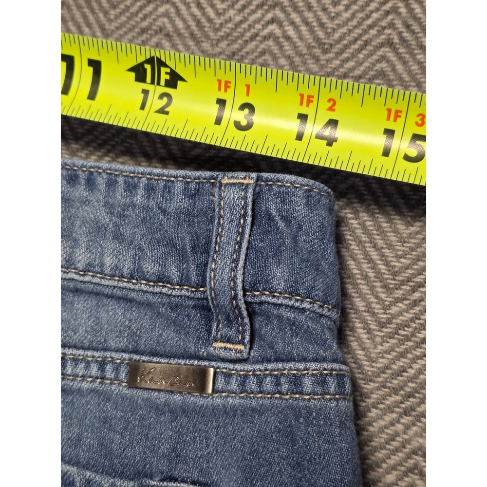 Kancan Jeans Women's Size 7 27‎ Distressed Boyfriend Jeans Blue Denim - Picture 7 of 7